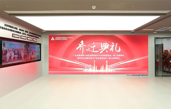 粵港澳大灣區(qū)戰(zhàn)略性新興產(chǎn)業(yè)發(fā)展促進會LED顯示屏十強企業(yè)來助興