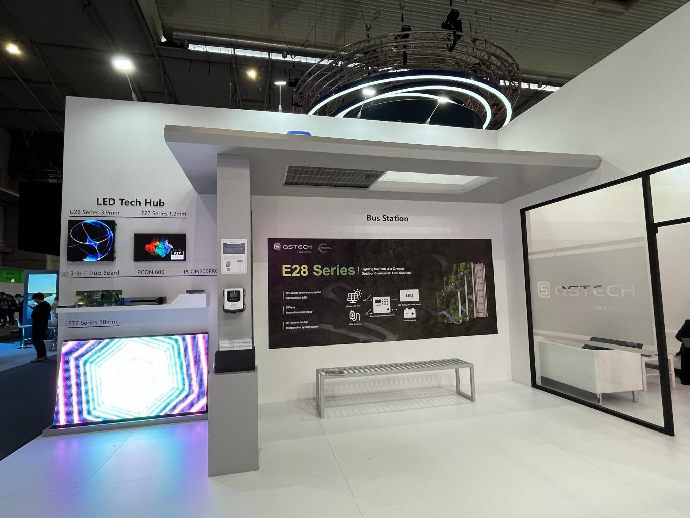 未入led十大品牌之一青松光電亮相西班牙2024ISE